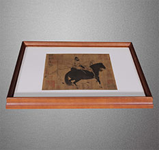 英山书画装裱配框服务案例